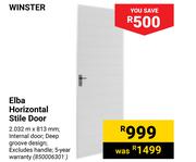 Winster Elba Horizontal Stile Door