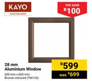 Kayo 28mm Aluminium Window