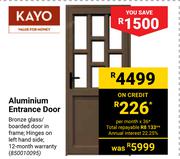 Kayo Aluminium Entrance Door