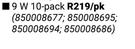 Lightworx 9W 10-Pack LED Lights-Per Pack