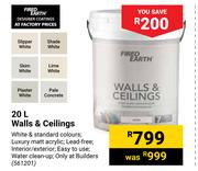 Fired Earth Walls & Ceilings 561201-20Ltr