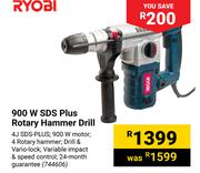 Ryobi 900W SDS Plus Rotary Hammer Drill 744606