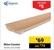 Gyproc Rhino Cornice 7169-75mm X 3m