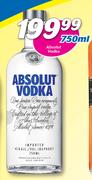 Absolut Vodka-750ml