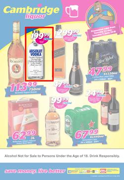 Cambridge Liquor (24 May - 7 Jun 2016), page 1