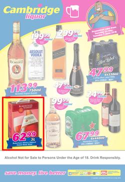 Cambridge Liquor (24 May - 7 Jun 2016), page 1