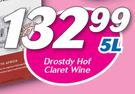 Drostdy Hof Claret Wine-5Ltr