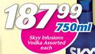 SKYY Infusions Vodka Assorted-750ml 