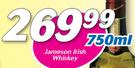 Jameson Irish Whiskey-750ml