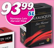 Namaqua Late Harvest Wine-5Ltr
