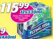Flying Fish Chilled Green Apple NRB's-12x330ml