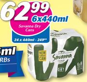 Savanna Dry Cans-24x440ml