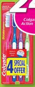 Colgate Double Action Toothbrush-4's