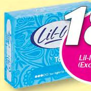 Lil-Lets Tampons Excluding Super Plus-10's