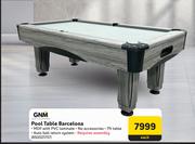GNM Pool Table Barcelona