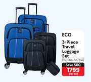Eco 3-Piece Travel Luggage Set-Per Set