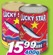 Lucky Star Pilchards In Tomato/Chilli Sauce-12 x 400g Each