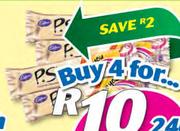 Cadbury P.S Mini Chocolate Bar-4 x 24g