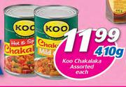 Koo Chakalaka Assorted-410g Each