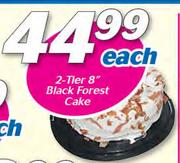  2 Tier 8" Black Forest Cake