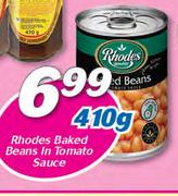 Rhodes Baked Beans In Tomato Sauce-410g