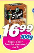 Rajah Curry Powder Assorted-100g