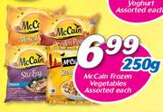 Mc Cain Frozen Vegetables Assorted-250g Each