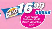 Maq Fabric Softener Refill Pouch Assorted-500ml