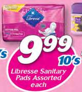 Libresse Sanitary Pads Assorted-10's