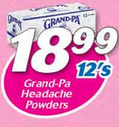 Grand-Pa Headache Powders-12's