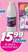 Jik Bleach Assorted-750ml