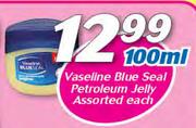 Vaseline Blue Seal Petroleum Jelly Assorted-100ml