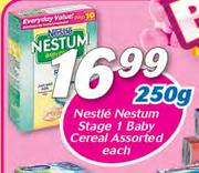 Nestle Nestum Stage 1 Baby Cereal Assorted-250g