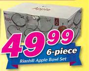 Rianhill 6 Piece Apple Bowl Set