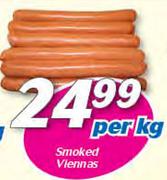 Smoked Viennas-Per Kg