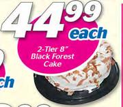2 Tier 8" Black Forest Cake-Each