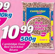 Cambridge Food Red Speckled Beans-500g