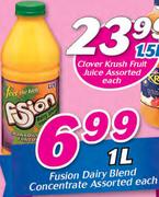 Fusion Dairy Blend Concentrate Assorted-1Ltr