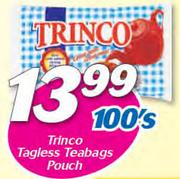 Trinco Tagless Teabags Pouch-100's