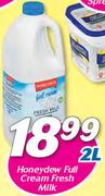 Honeydew Full Cream Fresh Milk-2Ltr