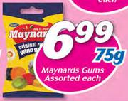 Maynards Gums Assorted-75g