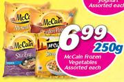 McCain Frozen Vegatables Assorted-250g Each