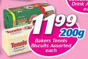 Bakers Tennis Biscuits Assorted-200g Each