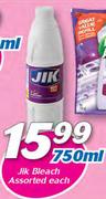 Jik Bleach Assorted-750ml