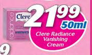 Clere Radiance Vanishing Cream-50ml