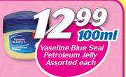 Vaseline Blue Seal Petroleum Jelly Assorted-100ml