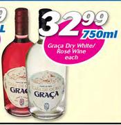 Graca Dry White/Rose Wine-750ml Each