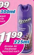 Airoma Air Freshener Assorted-225ml Each