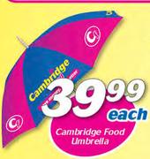 Cambridge Food Umbrella