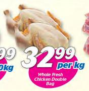 Whole Fresh Chicken Double Bag-Per Kg